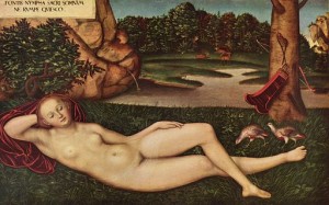 Nymphe, Luchas Cranach, Musée Thyssen-Bornemisza Madrid