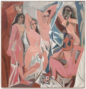 Les demoiselles d’Avignon, Pablo Picasso, 1907, Musée d’art moderne, New-York