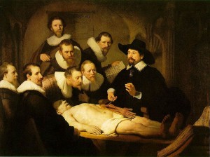 Le Leçon d'anatomie de Rembrandt