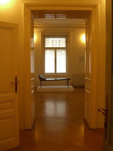 Salle Anna Freud du Musée Freud à Vienne. Photo : Marjorie Arpel